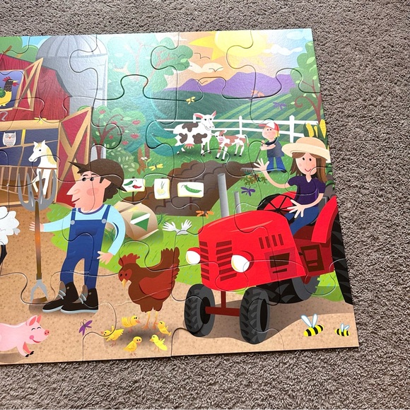 Ravensburger 24 pc Super Sized Farm Mania Floor Puzzle - 3x2 Feet - Kids Toys - Picture 6 of 14